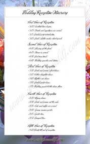 Wedding Reception Timeline For Dj With Images Wedding Itinerary Wedding Reception Timeline Wedding Reception Program