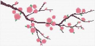 The sail away cross stitch pattern by fat quarter shop is anchored with a boatload of nautical niceties that will make you feel like you're stitching at sea in the bright summer sun. Sakura Blossom Cross Stitch Designs