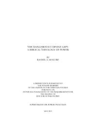We have this spiritual gift that enables some to discern spirits, though we know that spiritual gifts are not equally given to all of us, but we . The Dangerously Divine Gift A Biblical Theology Of Power