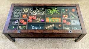 See more ideas about display coffee table, coffee table, shadow box coffee table. Halloween Glass Display Coffee Table Display Coffee Table Coffee Table Coffee Table Design