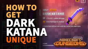 Browse and download minecraft katana texture packs by the planet minecraft community. Where To Get Dark Katana Minecraft Dungeons Unique Katana Youtube