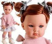 Poupée complète Antonio Juan Bella aux cheveux rouges 45 cm