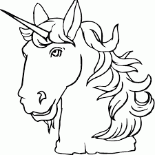 Printable unicorn head coloring pages. Unicorn Head Coloring Pages Coloring Home