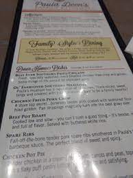 Ask a question about working or interviewing at paula deen's family kitchen. Nice Menu Picture Of Paula Deen S Family Kitchen Myrtle Beach Tripadvisor