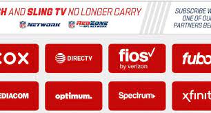 Cox, directv, fubotv, mediacom, optimum, spectrum, verizon fios, and xfinity still carry both channels. Nfl Network And Nfl Redzone Have Gone Dark On Dish And Sling