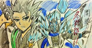 少年漫画 ｂｌｅａｃｈ の日番谷冬獅郎をスペクターのオリジナル魂にしてみました 氷ではつよい十番隊ですねｗ 仮面ライダー イラスト イラスト 仮面ライダー