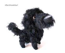 Black Goldendoodle Mia By Alisa Shangina Wool Needle Felting Goldendoodle Needle Felting