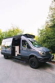 This Mercedes Sprinter Off Grid Home Is A Thing Of Dreams Van Camping Sprinter Camper Camper Hacks
