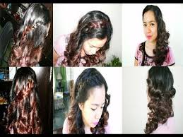 Hair glamour with a vintage twist. 5 Easy Cute Birthday Hairstyles Back To School Hairstyles Curly Hair Youtube