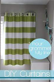 6 Diy Curtains From A Bed Sheet This Tutorial Shows How To Add Length To Your Curtains Without Sewing Cli Diy Curtains Curtain Tutorial Grommet Top Curtains
