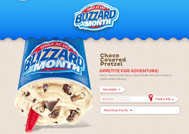 dairy queen april 2013 blizzard of the month choco covered