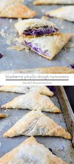 Blueberry Phyllo Dough Turnovers Blueberry Recipes Phyllo Recipes Puff Pastry Recipes