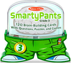 Tailoring questions to the contestant's age; Grade 3 Smarty Pants Game Playthings Aplenty