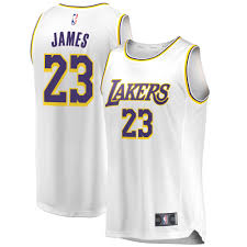 Basketball los angeles lakers lebron james (white jersey) figure #52. Lebron James Jerseys T Shirts And Hoodies For Lakers Game Day Fanbuzz