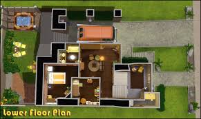 The villager i is a brownstone style home on a 30x20 lot. Minimalist House Design Layout Sims 4 House Design