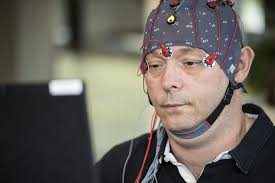 Eric Anselmo Wearing Electrode Skull Cap Editorial Stock Photo