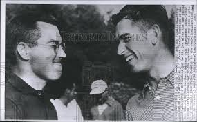 1955 Press Photo Billy Jo e Patton Charles Harrison Golf