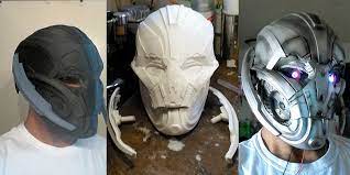 Avengers Age Of Ultron Cosplay Mask Is 3d Printed By Hero Complex Props 3dprint Com The Voice Of 3d Printing Additive Manufacturing
