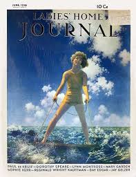 Ladies Home Journal Cover By Maxfield Parrish June 1930 Maxfield Parrish Lady Art Deco Artists