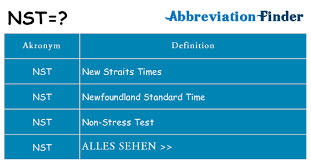 Jun 15, 2021 · kuala lumpur: Was Bedeutet Nst Nst Definitionen Abkurzung Finder