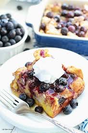 Overnight Blueberry Cream Cheese French Toast Bake Super Easy Delicious Baked French Toas French Toast Bake Toast Recipes Stuffed French Toast Cream Cheese