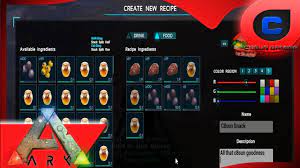 How To Make Them Custom Recipes 101 Updated Ark Survival Evolved Custom Recipe Cooking Recipes Cooking Icon