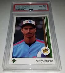 Free shipping for many products! 1989 Upper Deck 25 Randy Johnson Star Rookie Card Rc Graded Psa 8 Nm Mint Hof Ebay