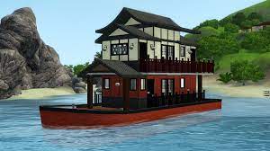 The sims is a series known for giving you the freedom to do nearly anything you wan. Mod The Sims Japanese Style Houseboat Goza Bune