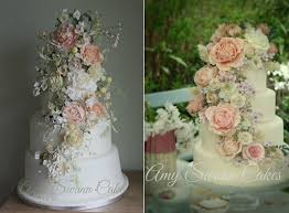 Wedding wedding reception floral arrangements centerpieces will likely be the focus of your reception florals, but don't feel like you have to stick with tradition. Tumbling Trailing Sugar Flowers Cake Geek Magazine