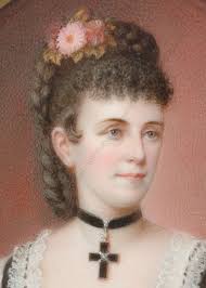 Richard Schwager "Countess Wilhelmine (Vilma) Spannocchi as widow", 1877