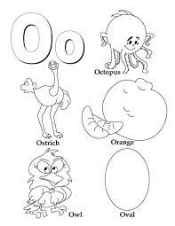 My A To Z Coloring Book Letter O Coloring Page Alphabet Coloring Pages Coloring Letters Letter O Worksheets