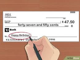 Enter the dollar and cents amount using the number. How To Write A Check With Cents 10 Steps With Pictures