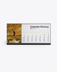 Free elegant desk calendar mockup | psd template. Desk Calendar Mockup In Stationery Mockups On Yellow Images Object Mockups