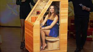 Infrarotkabine infrarot wärmekabine infrarotsauna sauna massivholz maß: Newgen Medicals Infrarotkabine Kompakte Infrarot Sitzsauna Aus Hemlock Holz 760 W 0 62 M Sitzsauna Fur Zuhause
