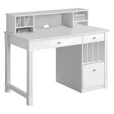 Browse computer white office desks at staples and shop by desired features or customer ratings. Home Office Deluxe White Wood Storage Computer Desk With Hutch Saracina Home Target