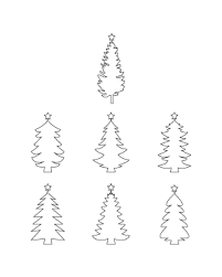 Download Simple Christmas Tree Outline Patterns Dfx Eps Pdf Png And Svg Cut Files SVG Cut Files