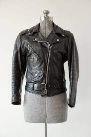 1970s Gino Leathers Black Leather Motorcycle Jacket Size 10 Etsy Black Leather Motorcycle Jacket Leather Motorcycle Jacket Black Leather