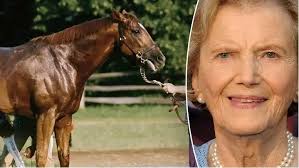 Great Photo of Penny and Secretariat ♥ Chenery owned the racehorse famously  recognized as the greatest of all time: Secretariat. The American  thoroughbred, nicknamed Big Red, consistently outperformed other horses