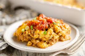 Remove from oven, using tongs quickly place charred peppers in a small bowl, tightly cover with salsa verde chicken casserole. Light Mexican Breakfast Casserole Low Carb Brunch Recipe