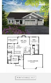 You've landed on the right site! Traditional Style House Plan 3 Beds 2 Baths 1501 Sq Ft Plan 70 1131 Craftsman Floor Plans New House Plans Ranch House Plans