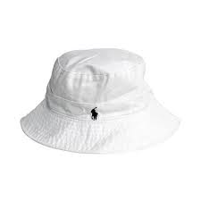 Polo Ralph Lauren White Cotton Bucket Hat In Small Polo Ralph Lauren Hats Lauren White Ralph Lauren Bucket Hat