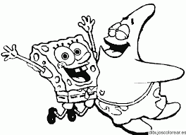 Bob Esponja Para Colorear Png