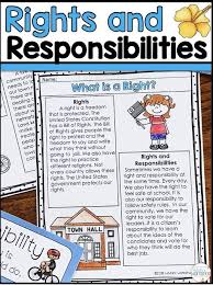 Rights And Responsibilities For Citizens 2nd Grade In 2020 Social Studies Worksheets Social Studies Activities Social Studies Lesson