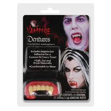 Spending loads of money on vampire fangs is totally unnecessary. Kleidung Accessoires Kostume Verkleidungen Vampire Fangs Caps With Dental Putty Halloween Fancy Dress Costume Vampire Teeth