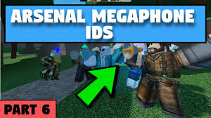 This is for mobile and pc for megaphone 📢 make sure to subscribe!! Roblox Arsenal Megaphone Emote Ids Codes 2020 Youtube