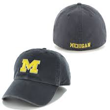 47 Brand University Of Michigan Navy Franchise Fitted Hat