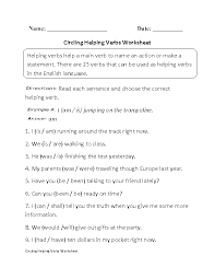 Englishlinx Com Verbs Worksheets Helping Verbs Helping Verbs Worksheet Verb Worksheets