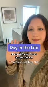 Spend a day with me as a Design & Marketing Career Boost student at The  Creative school, TMU, this summer! #TheFutureIsCreative #TheCreativeSchool  #torontomet #tmu #studentlife