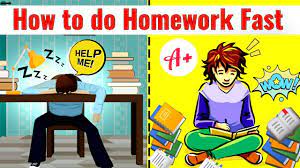 How to do my homework efficiently? How To Do Homework Fast Best Hacks To Complete The Pending Work How To Do Home Work Study Tips Youtube