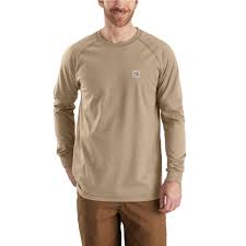 5 out of 5 stars. Carhartt Men S Regular Medium Khaki Fr Force Long Sleeve T Shirt 102904 250 The Home Depot
